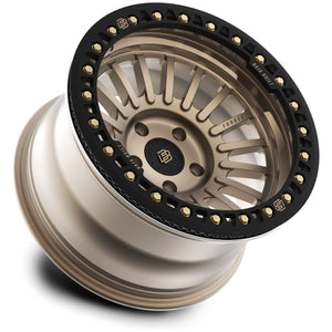 Maverick - Satin Bronze (black ring & bronze bolts) - side