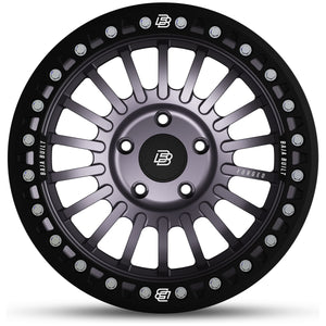 Maverick - Satin Graphite (black ring & aluminum bolts) - front
