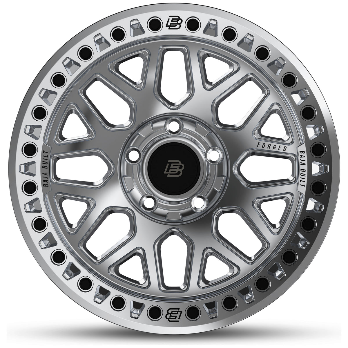 Outlaw - Machined Raw (raw ring & black bolts) - front
