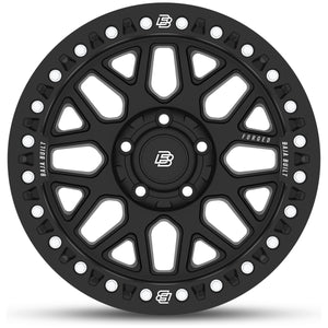 Outlaw - Matt Black (black ring & aluminum bolts) - front