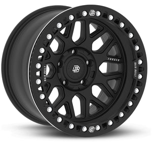 Outlaw - Matt Black (black ring & aluminum bolts) - three-quarter