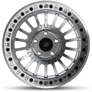 Maverick - Machined Raw (raw ring & black bolts) - front