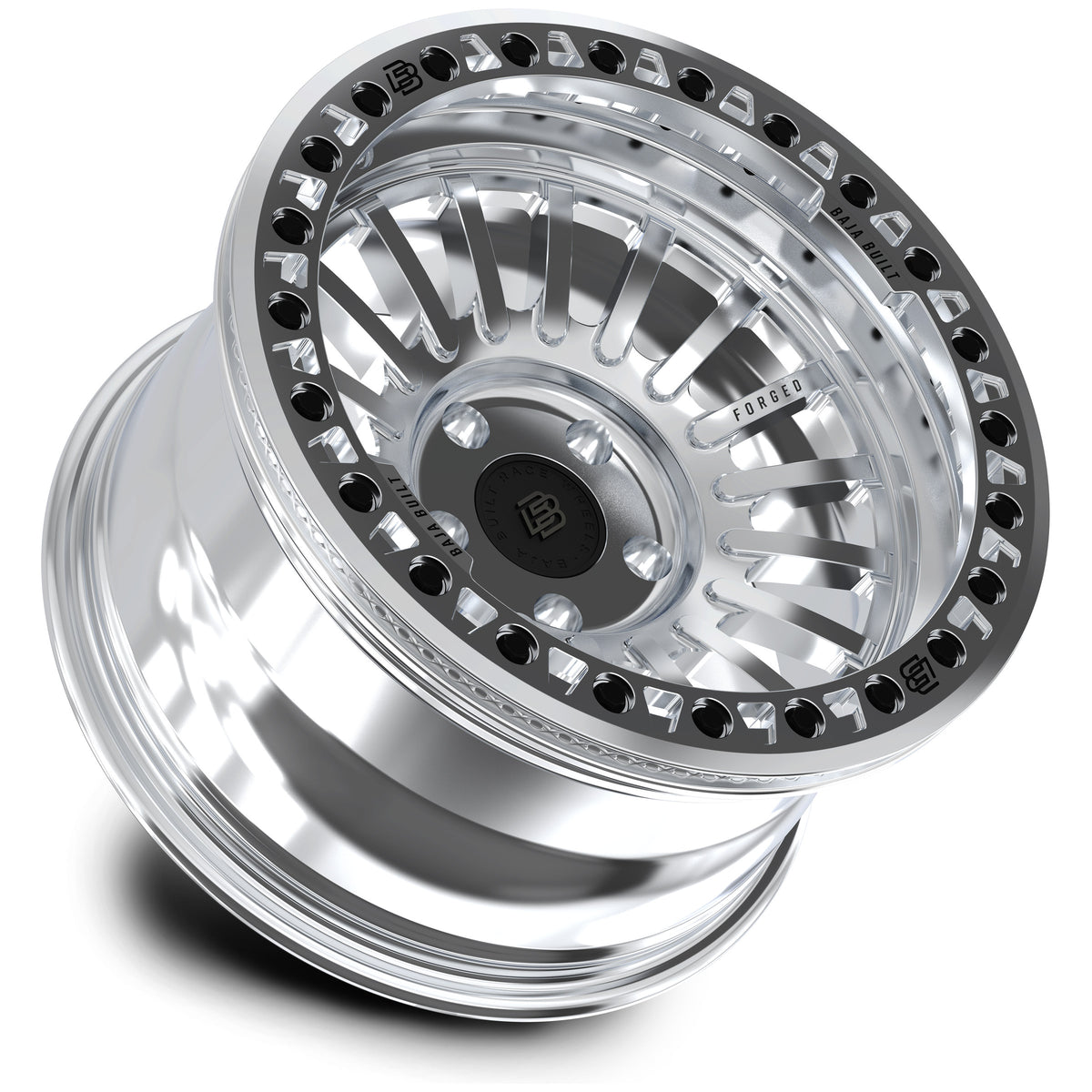 Maverick - Machined Raw (raw ring & black bolts) - side