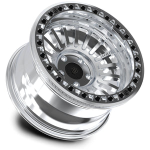 Maverick - Machined Raw (raw ring & black bolts) - side