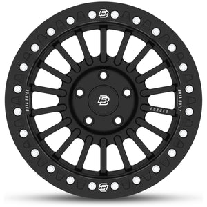 Maverick - Matt Black (black ring & aluminum bolts) - front
