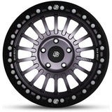 Maverick - Satin Graphite (black ring & aluminum bolts) - front