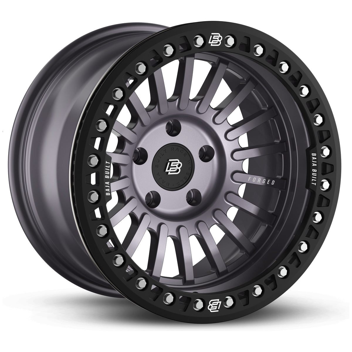 Maverick - Satin Graphite (black ring & aluminum bolts) - three-quarter