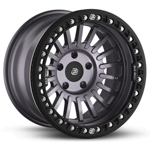 Maverick - Satin Graphite (black ring & aluminum bolts) - three-quarter