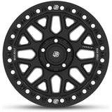 Outlaw - Matt Black (black ring & aluminum bolts) - front