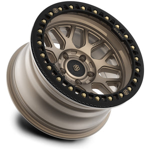 Outlaw - Satin Bronze (black ring & bronze bolts) - side