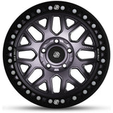 Outlaw - Satin Graphite (black ring & aluminum bolts) - front