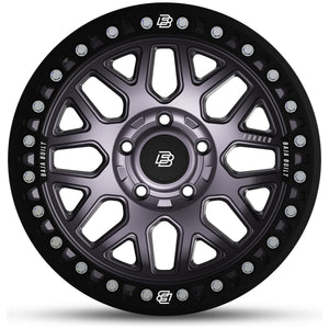 Outlaw - Satin Graphite (black ring & aluminum bolts) - front