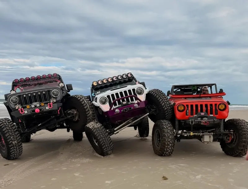 Jeep Beach 2026 - Three rigs, one beach